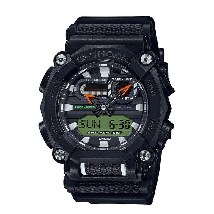 GA-900E-1A3DR Shock Resistant Analog-Digital Watch for Men