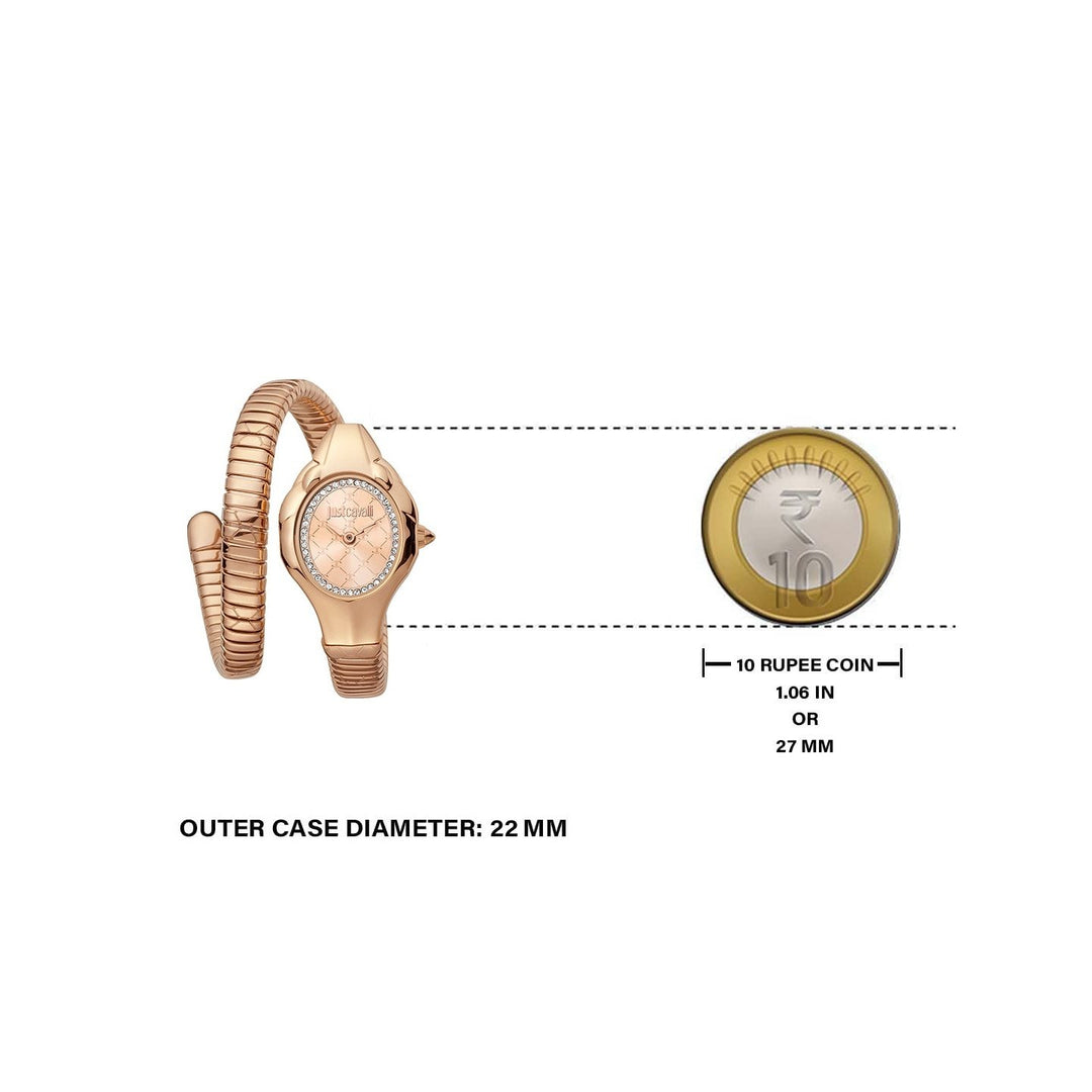 Just Cavalli JC1L186M0045 Snake Analog Watch For Women