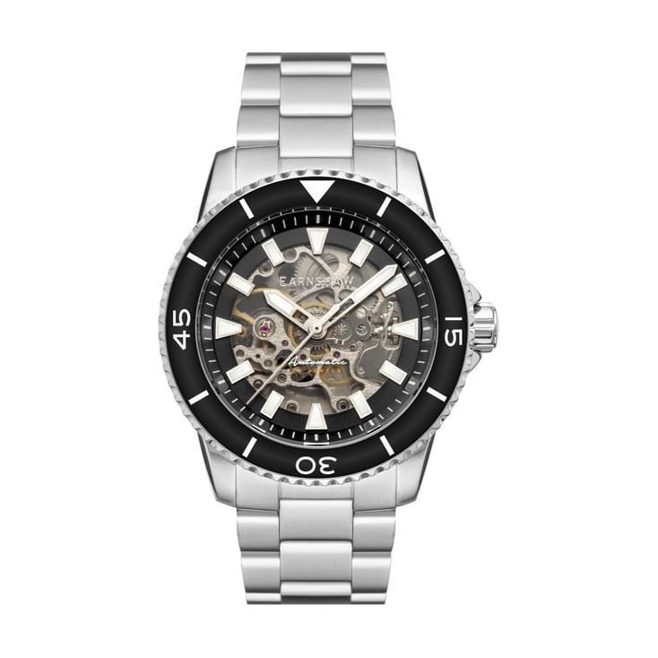 EARNSHAW ES-8227-11 Wallis Limited Edition Skeleton Watch for Men With Interchangeable Strap