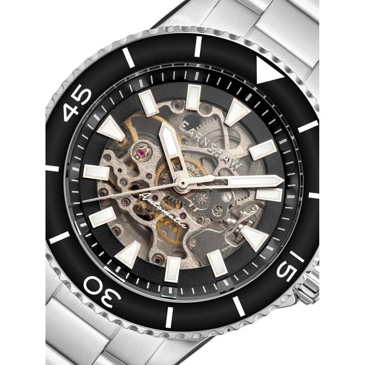 EARNSHAW ES-8227-11 Wallis Limited Edition Skeleton Watch for Men With Interchangeable Strap
