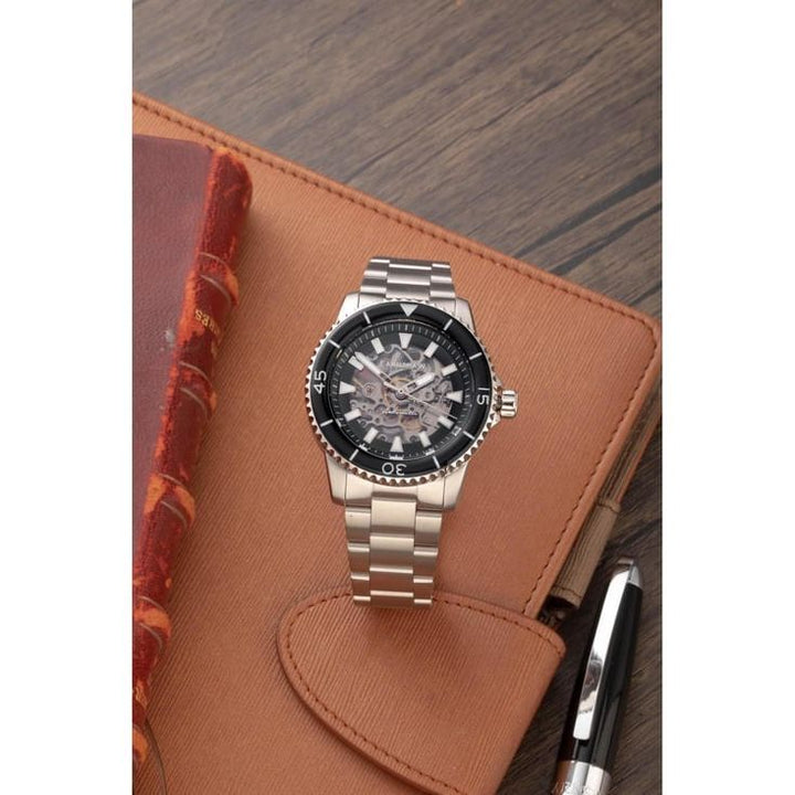 EARNSHAW ES-8227-11 Wallis Limited Edition Skeleton Watch for Men With Interchangeable Strap