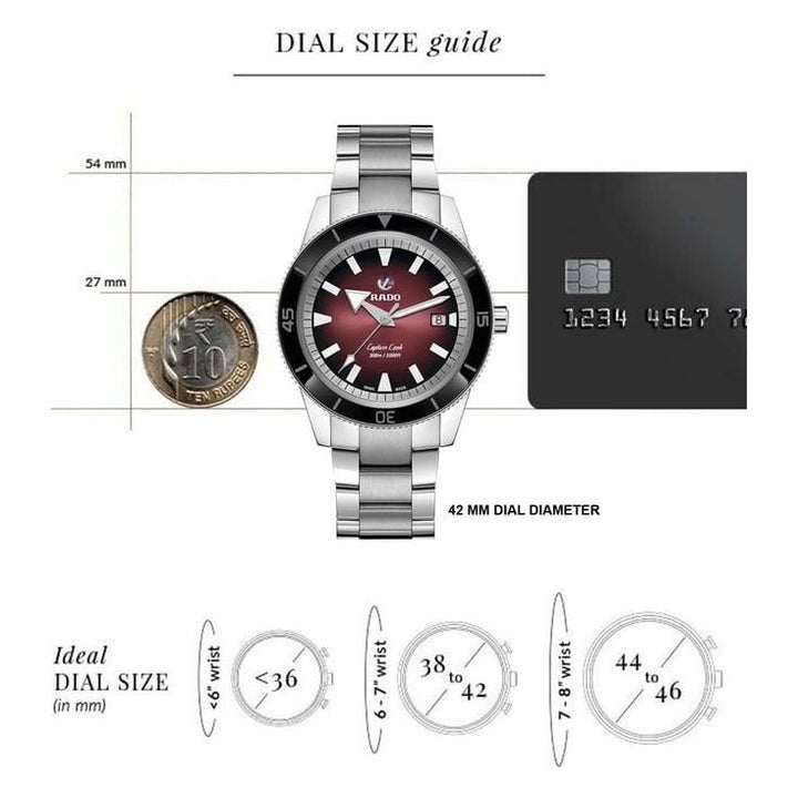 RADO R32105353 Captain Cook Automatic Watch for Men