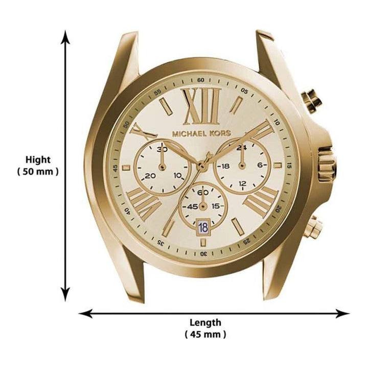 Michael Kors MK5605IT Bradshaw Chronograph Watch for Women