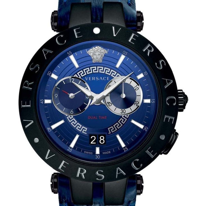 VEBV00419 V-Race 46MM RONDA Chronograph Watch for Men