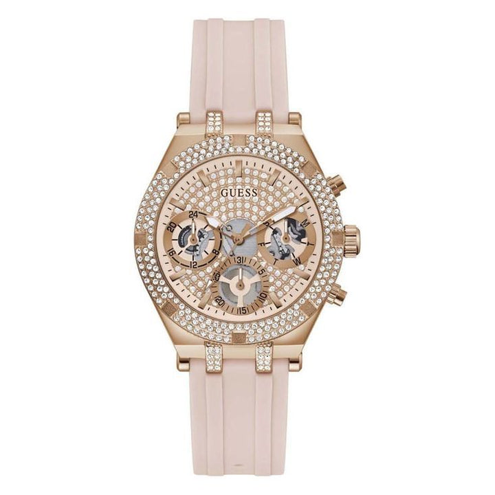 GUESS HEIRESS Women Rose Gold Round Dial Analog Watch - GW0407L3