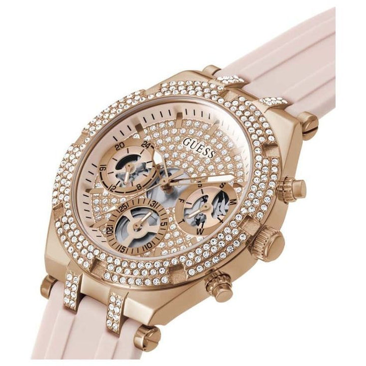 GUESS HEIRESS Women Rose Gold Round Dial Analog Watch - GW0407L3