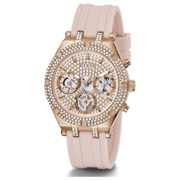 GUESS HEIRESS Women Rose Gold Round Dial Analog Watch - GW0407L3