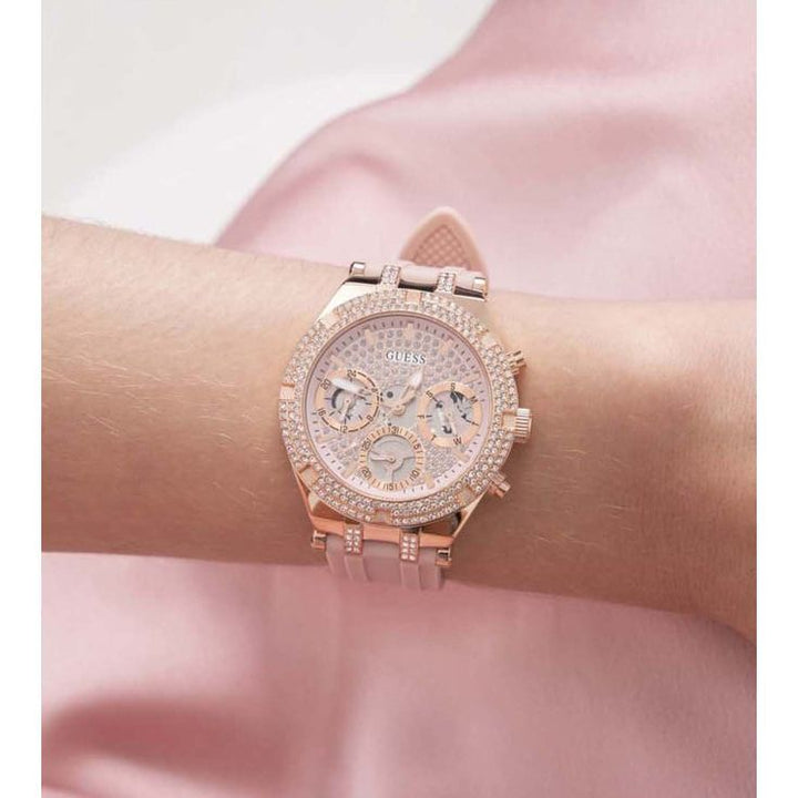 GUESS HEIRESS Women Rose Gold Round Dial Analog Watch - GW0407L3