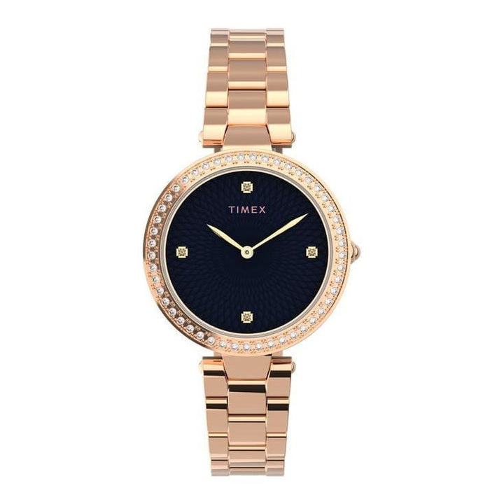 TIMEX Trend Women Blue Round Dial Analog Watch - TW2V24600