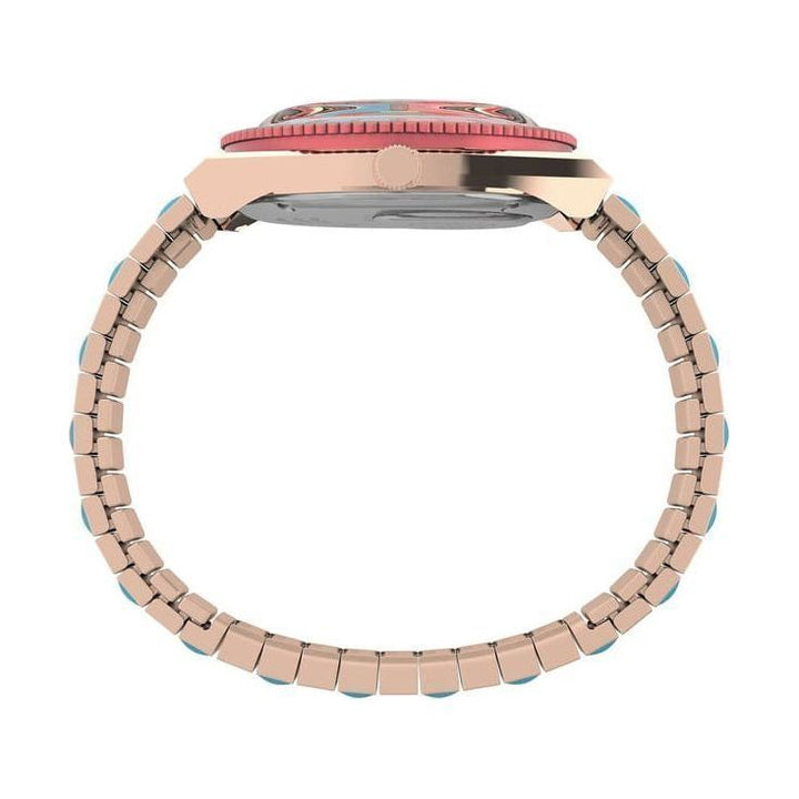 TIMEX Q Timex Women Pink Round Dial Analog Watch - TW2U81500