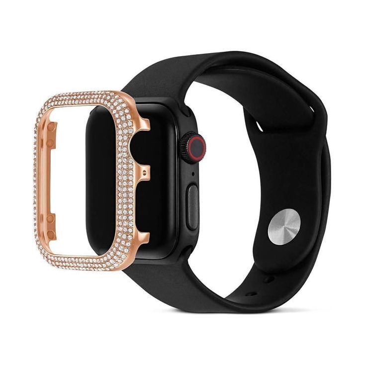 SWAROVSKI Rose Gold-Tone 40 mm Sparkling Case Compatible With Apple Watch