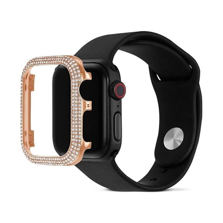 SWAROVSKI Rose Gold-Tone 40 mm Sparkling Case Compatible With Apple Watch
