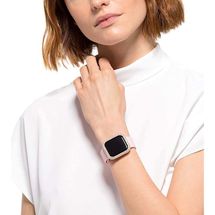 SWAROVSKI Rose Gold-Tone 40 mm Sparkling Case Compatible With Apple Watch