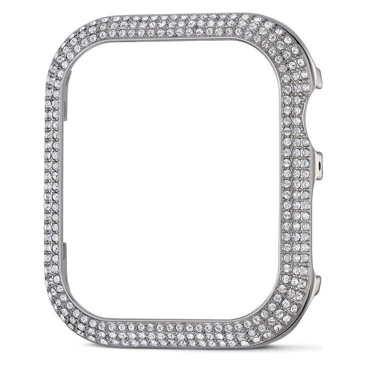 SWAROVSKI Silver-Tone 40 mm Sparkling Case Compatible With Apple Watch