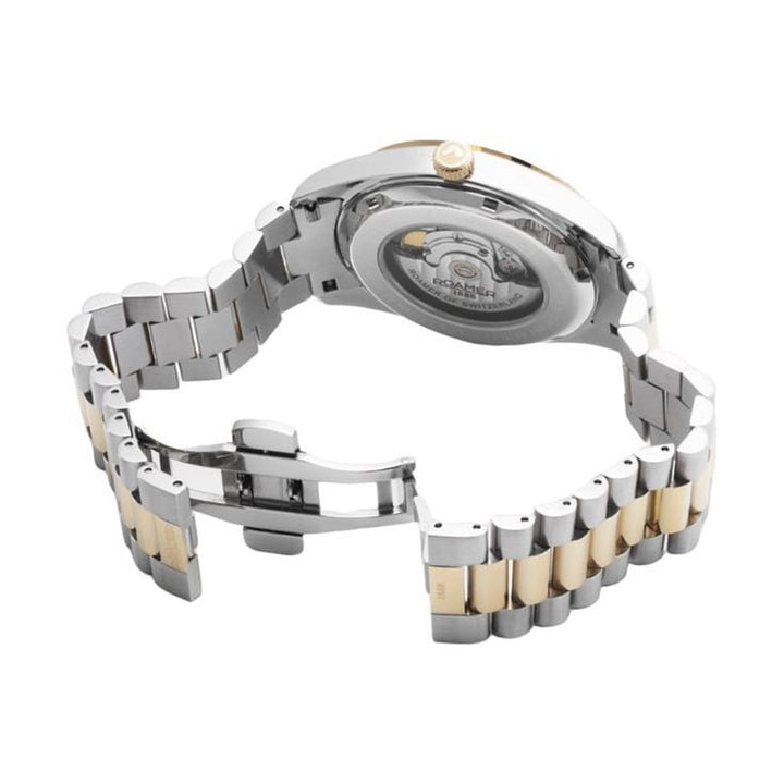 Roamer 981666 47 45 50 Primeline Daydate II Automatic 26 Jewels Watch for Men