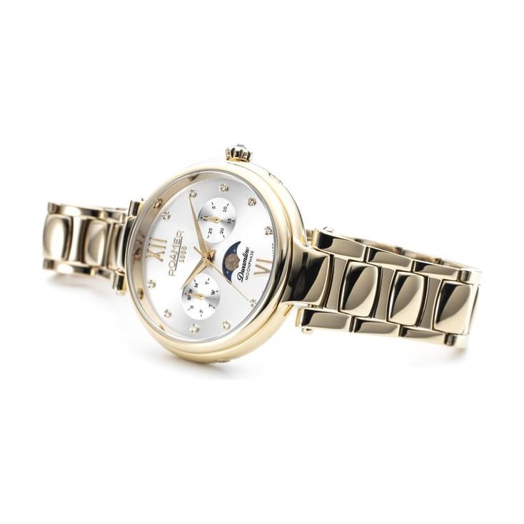 Roamer 858801 48 29 50 Dreamline Moonphase Multifunction Watch for Women