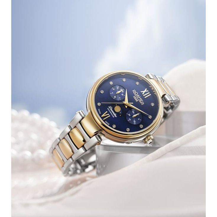 Roamer 858801 48 49 50 Dreamline Moonphase Multifunction Watch for Women