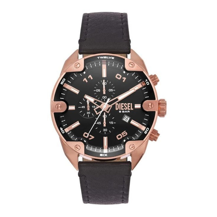 Diesel Spiked Chronograph Analog Watch for Men DZ4607