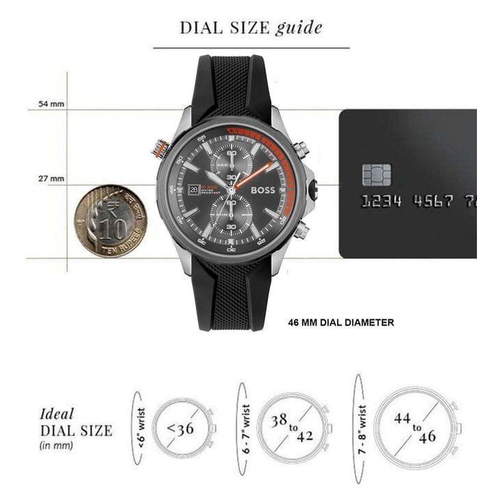 BOSS 1513931 Globetrotter Chronograph Watch for Men