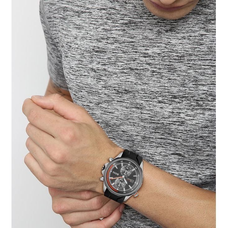 BOSS 1513931 Globetrotter Chronograph Watch for Men