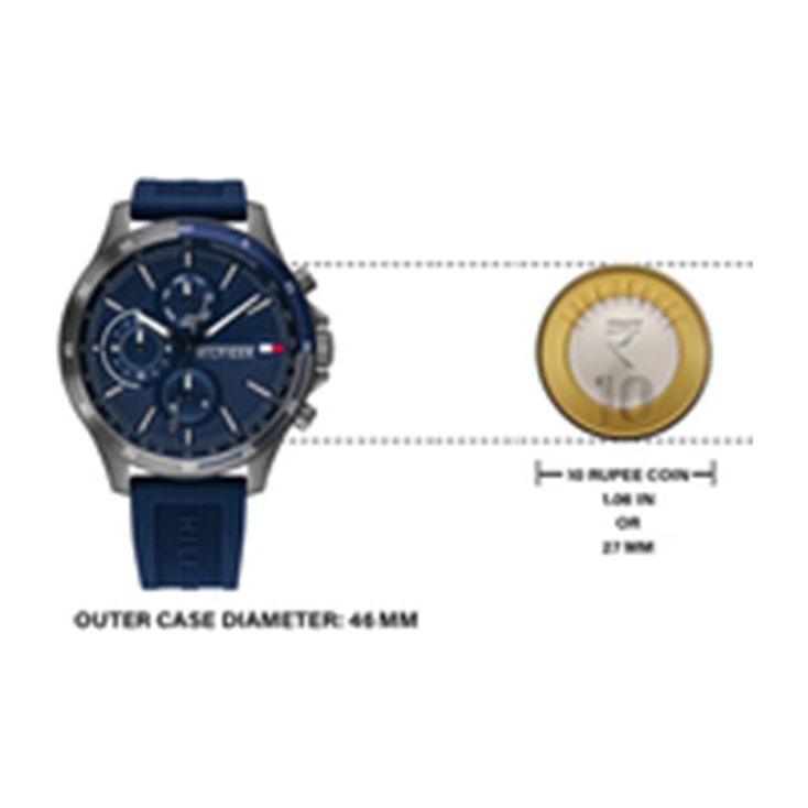 TOMMY HILFIGER NCTH1791721W Chronograph Watch for Men