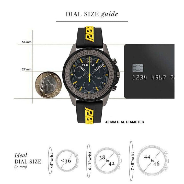 VE3J00322 Greca Action Chronograph Watch for Men