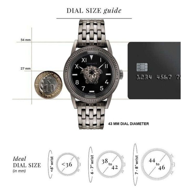 Versace VE2V00922 V-Palazzo Watch for Men