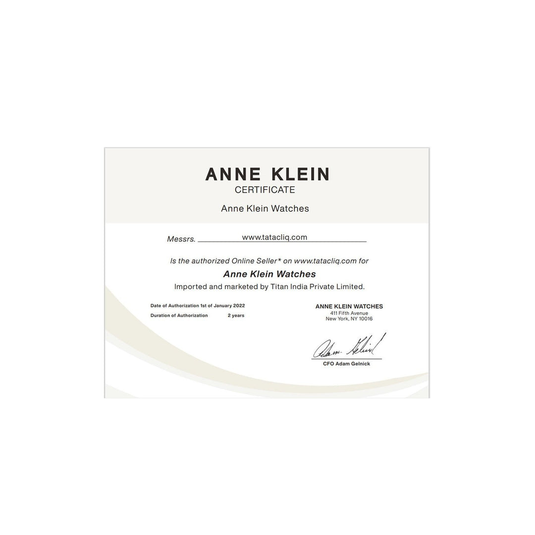 Anne Klein NCAK3242BMBN Analog Watch For Women