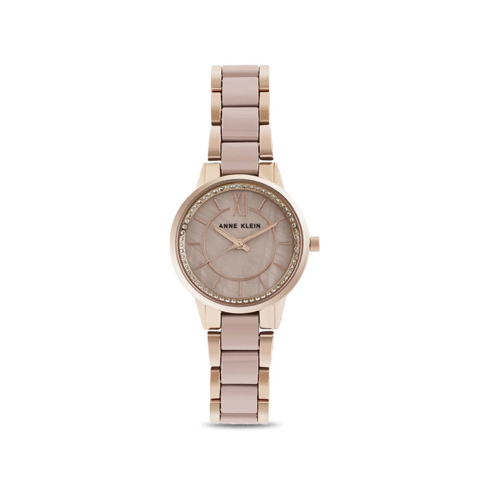 Anne Klein NCAK3344TPRG Ceramics Analog Watch For Women