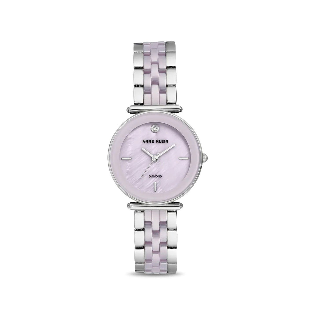 Anne Klein NCAK3159LVSV Ceramics Analog Watch For Women