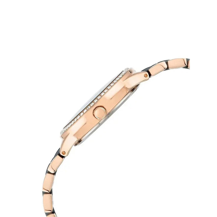 Anne Klein NCAK3672NVRG Ceramics Analog Watch For Women