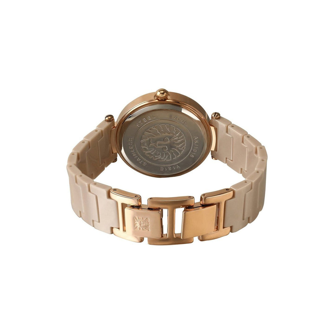 Anne Klein NEAK1018RGTN Ceramics Analog Watch For Women
