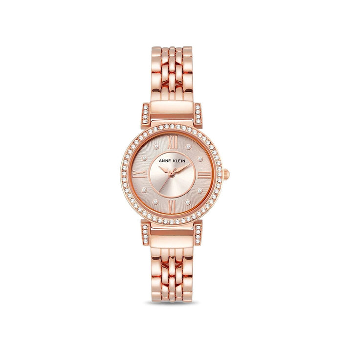 Anne Klein NDAK2928TPRG Crystal Analog Watch For Women
