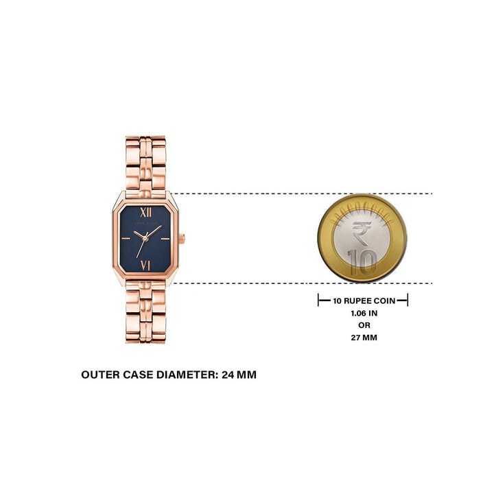 Anne Klein NDAK3774NVRG Analog Watch For Women