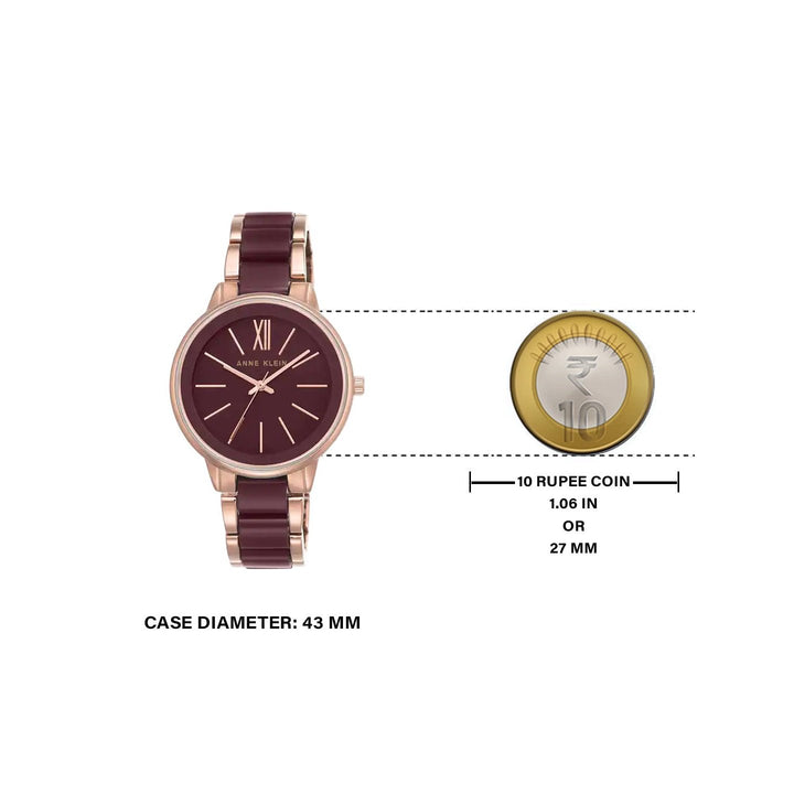 Anne Klein NDAK1412RGBY Trend Analog Watch For Women