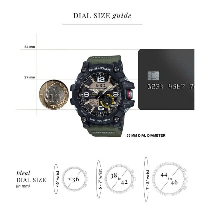 GG-1000-1A3DR GG-1000 Series Chronograph Watch for Men