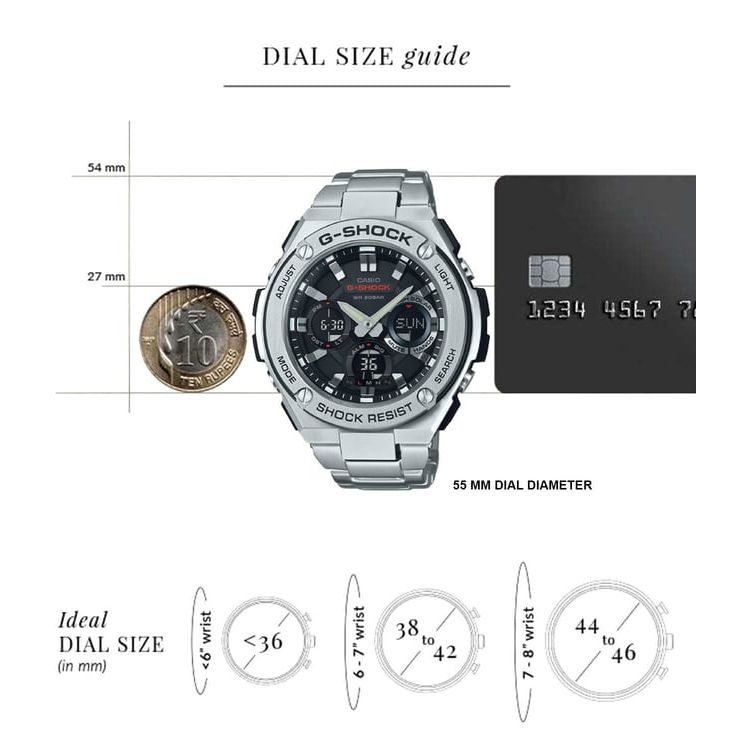 GST-S110D-1ADR GST-S110 Series Chronograph Watch for Men