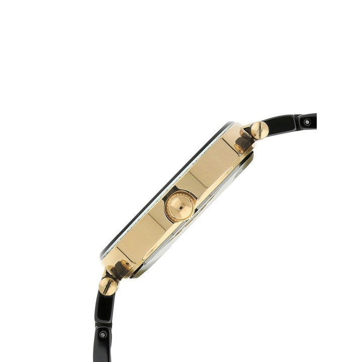 Anne Klein Quartz Analog Black Dial Ceramic Strap Watch for Women