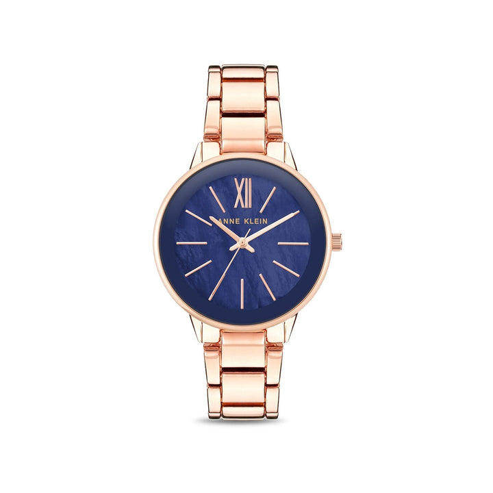 Anne Klein Quartz Analog Blue Dial Metal Strap Watch for Women
