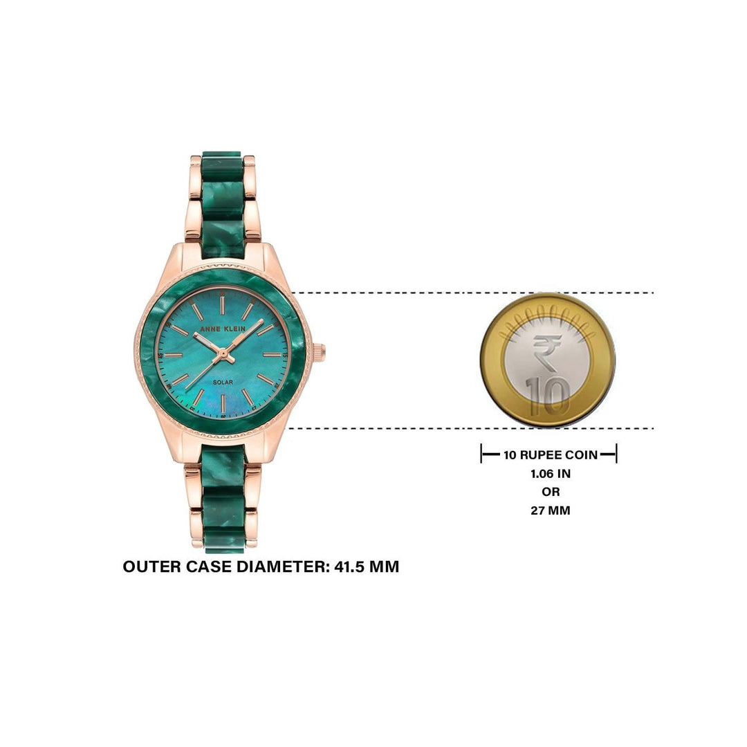 Anne Klein NDAK3770GNRG Considered Analog Watch For Women