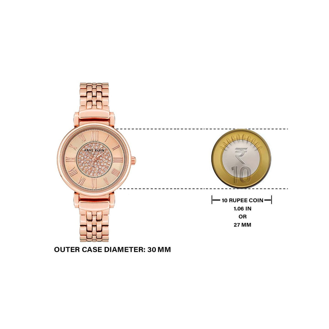 Anne Klein NDAK3872RGRG Analog Watch For Women