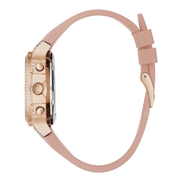 GUESS RAY Women Rose Gold Round Dial Digital Watch - GW0339L2