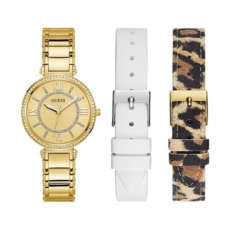 GUESS MONTAGE Women Champagne Round Dial Analog Watch - GW0588L1