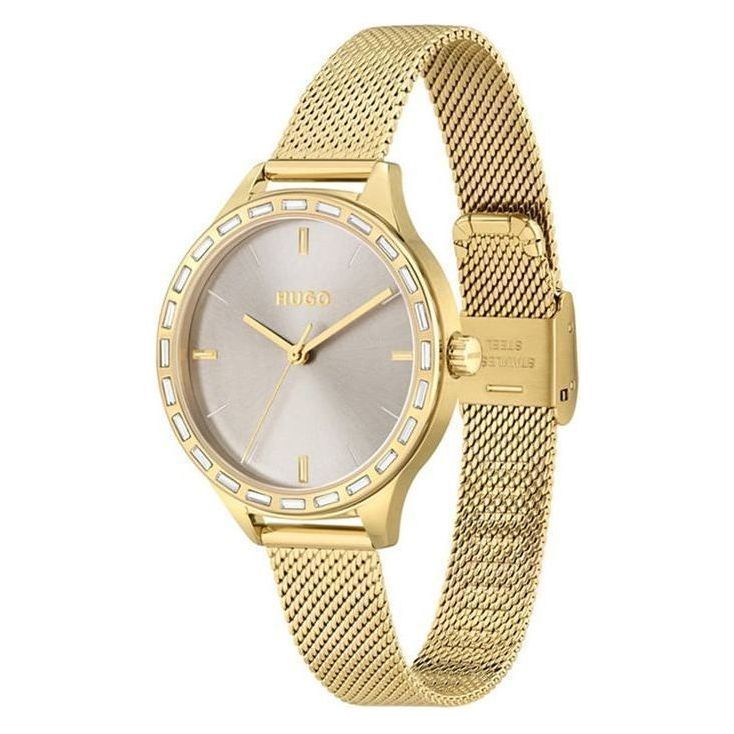 HUGO 1540116 Flash Crystals Analog Watch For Women