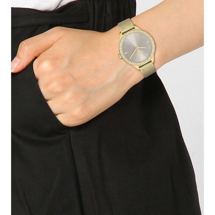 HUGO 1540116 Flash Crystals Analog Watch For Women