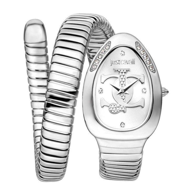 Just Cavalli JC1L227M0015 Serpente Logo Watch For Women