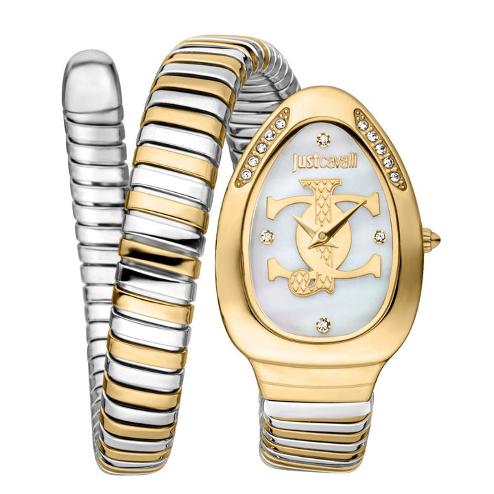 Just Cavalli JC1L227M0065 Serpente Logo Watch For Women