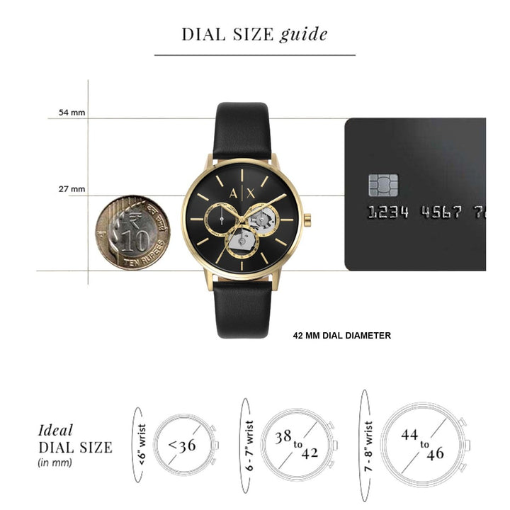 Armani Exchange AX7146SET Multifunction Watch for Men With Bracelet