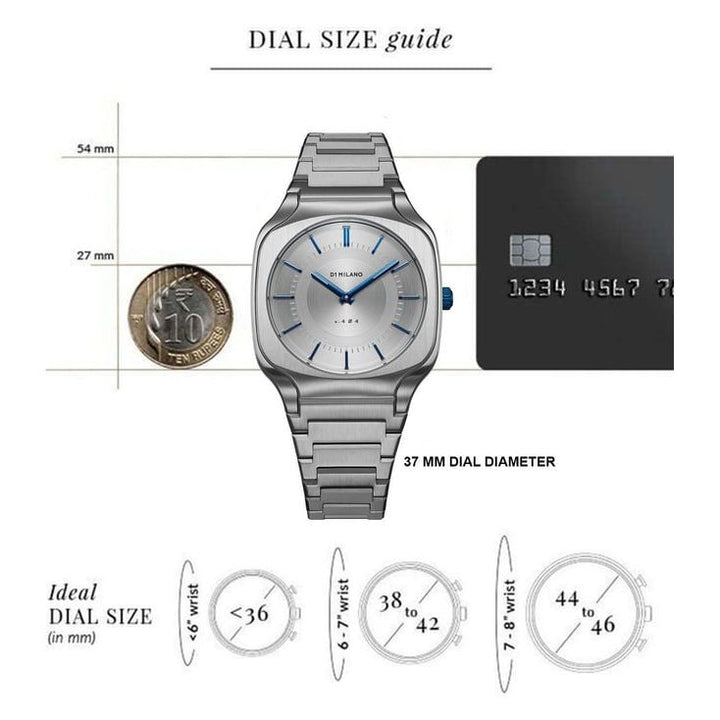 D1 Milano SQBJ01 Square Watch for Men