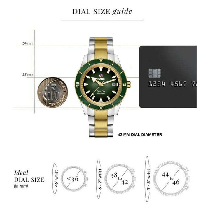 RADO R32138303 Captain Cook Automatic Watch for Men